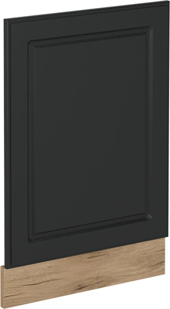 Vicco Pannello frontale per lavastoviglie R-Line, 45 cm senza piano di lavoro, Antracite casa di campagna/Quercia dorata