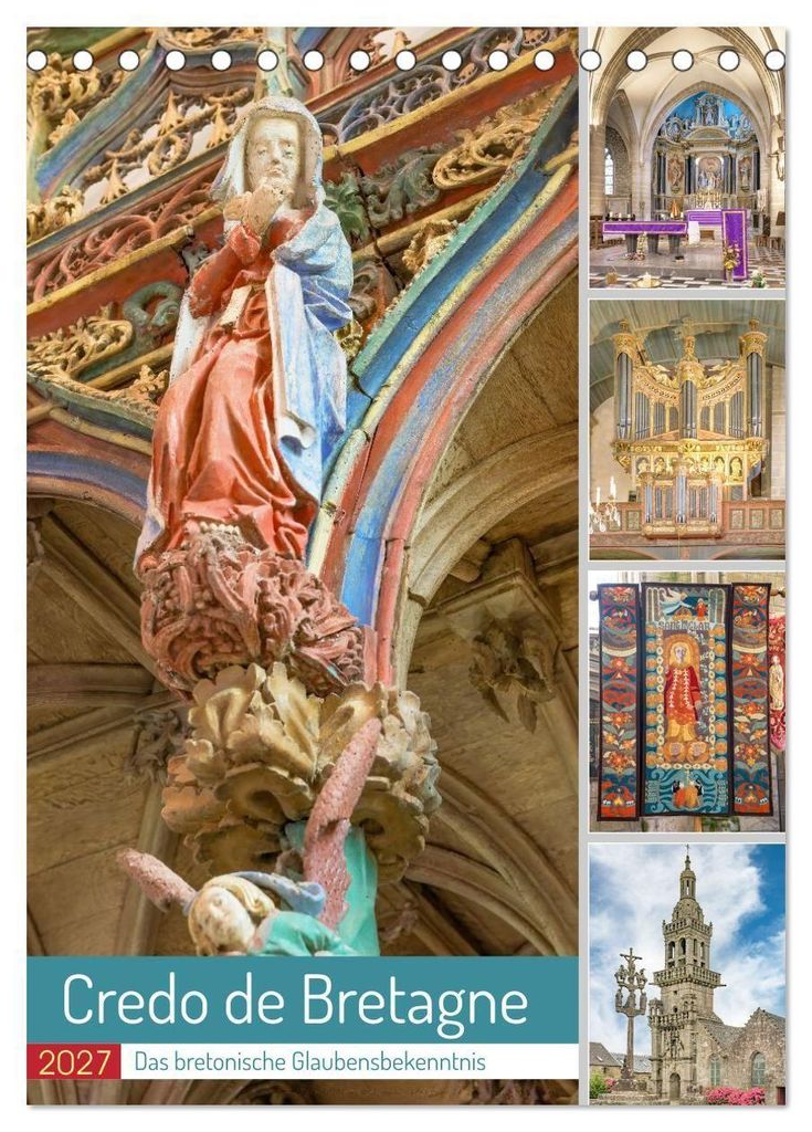 Credo de Bretagne, das bretonische Glaubensbekenntnis (Tischkalender 2027 DIN A5 hoch), CALVENDO Monatskalender