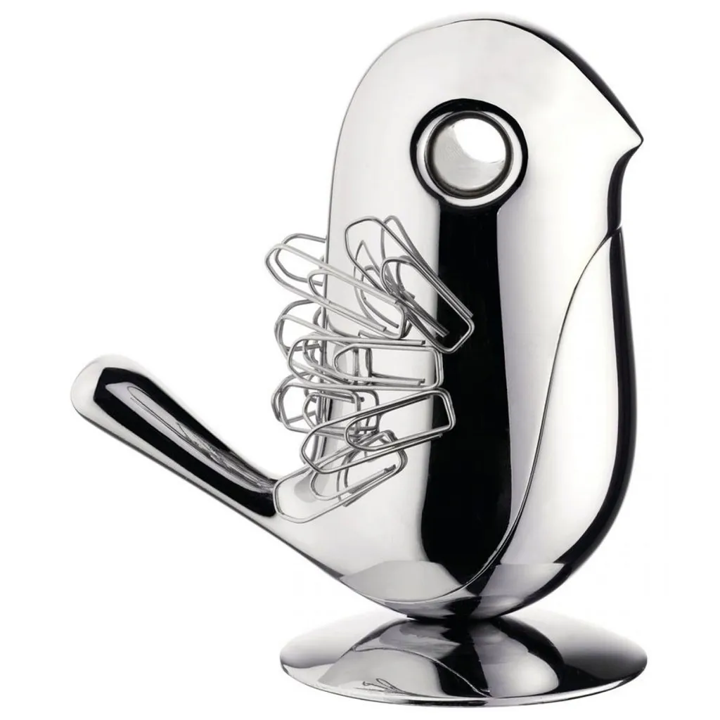 Portafermagli Magnetico Alessi Chip | Accessorio Ufficio Design Cromato