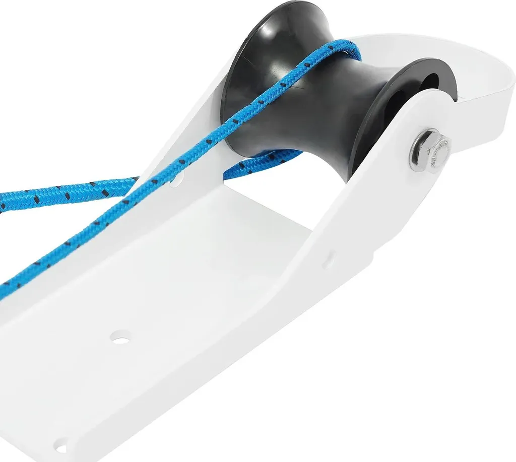 Guindeau électrique blanc avec télécommande sans fil design étanche