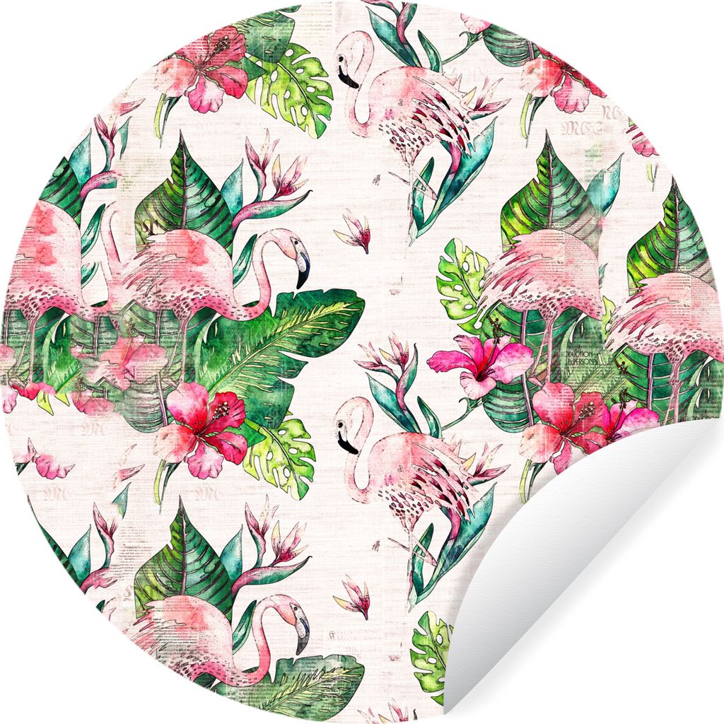 MuchoWow - Tapetenkreis - Wandbild rund - Schlafzimmerdekoration - Wanddeko - runde Tapete - Kunst für zu Hause