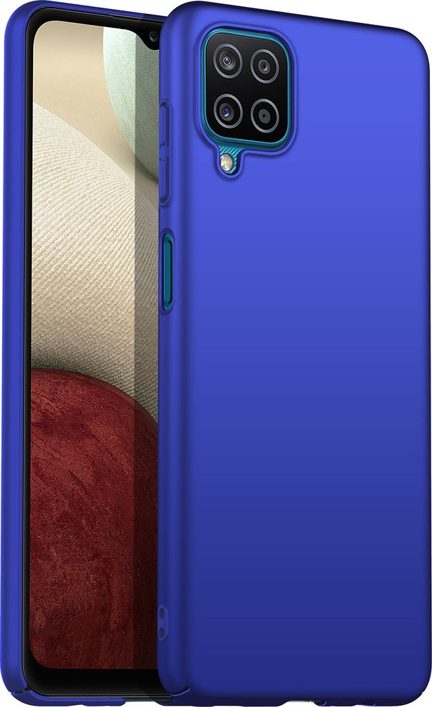 Galaxy A12 5G Hülle, LaimTop Ultra Dünn Hart PC Matt Schutzhülle für Samsung Galaxy A12 5G Blau