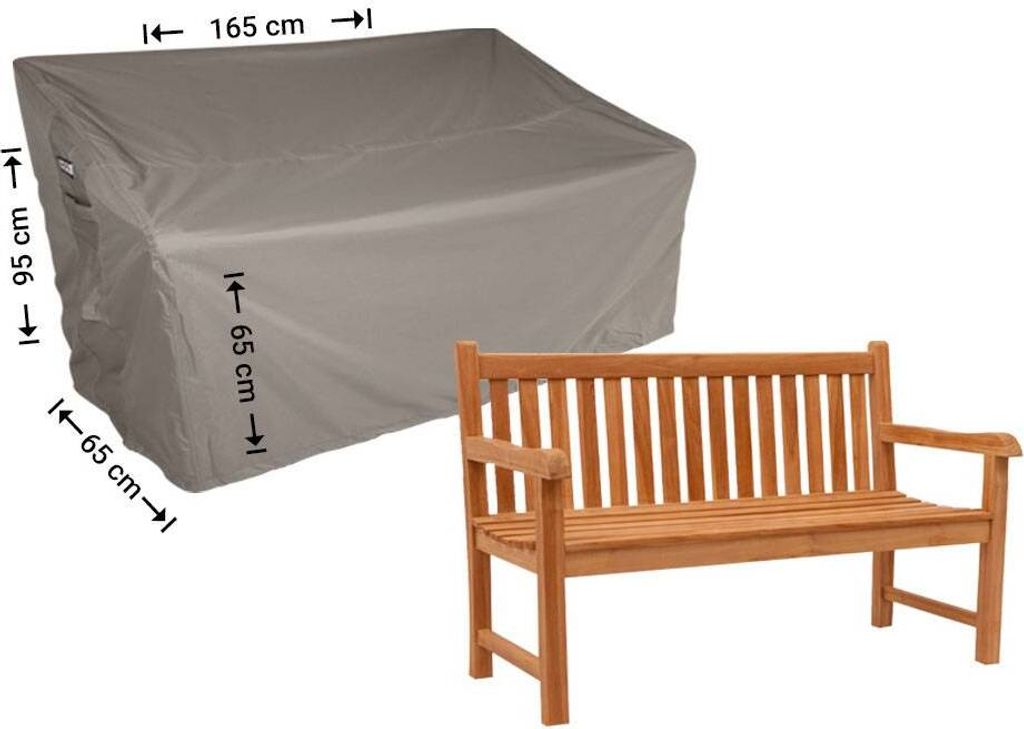 Raffles Covers Schutzhülle für Gartenbank 165 x 65 H: 95/65 Produktbild 
