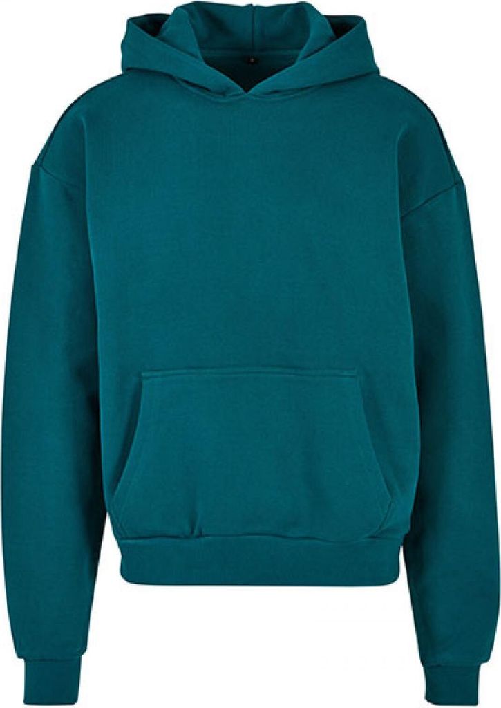 Build Your Brand BY162 | Ultra Heavy Baumwolle Box Herren Hoody - Kapuzenpullover - Farbe: Retro Green - Größe: XL