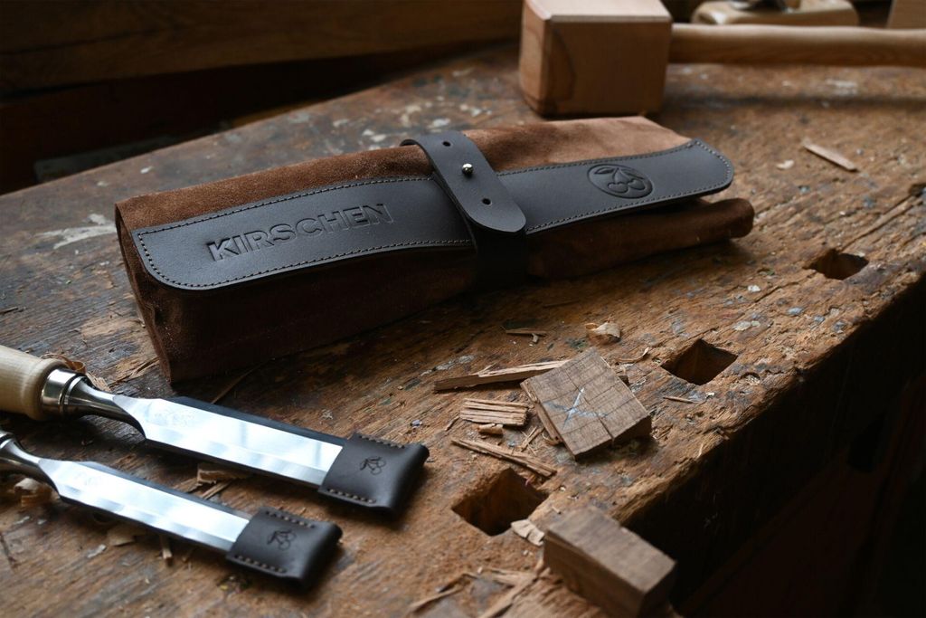 Kirschen Scalpello Professionale 16 Mm - Forgiato A Mano In Germania In Acciaio Speciale - Con Manico In Legno Di Carpino - 4