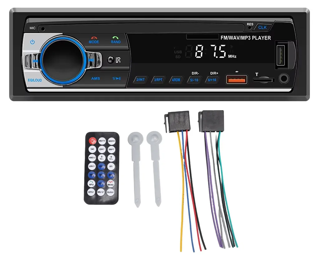 Autoradio Bluetooth DIN simple : fini les batteries vides et les fils