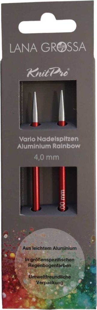 Lana Grossa - Nadelspitzen Vario Aluminium Rainbow 4.0mm Produktbild 