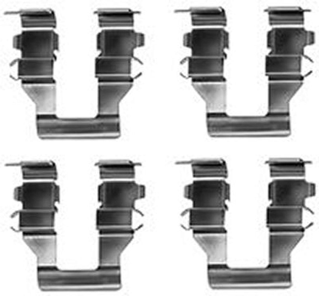 TRW PFK338 Zubehörsatz Scheibenbremsbelag Hinten für HYUNDAI Santamo II (UF) für MITSUBISHI PAJERO PININ (H6W, H7W)