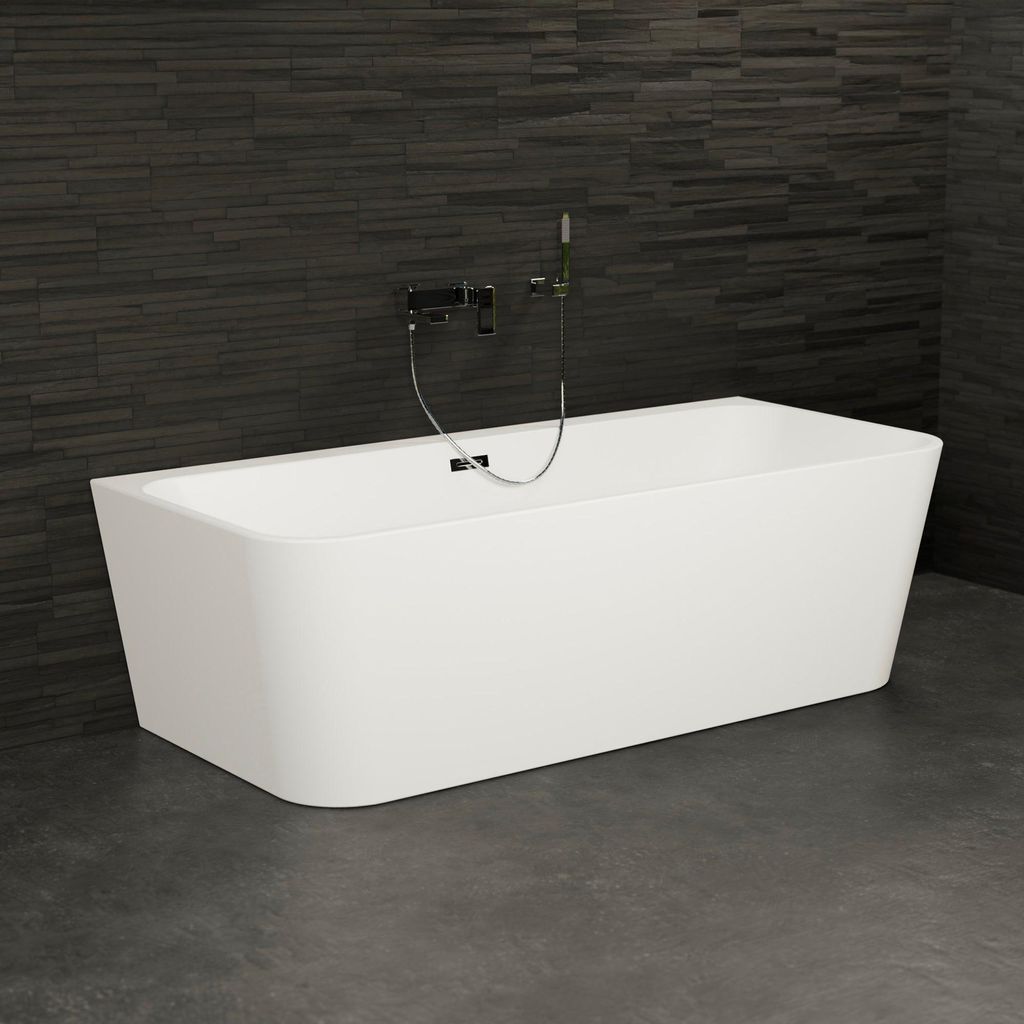 Freistehende Badewanne  Mint 170 weiß  170 x81 x57 cm Produktbild 