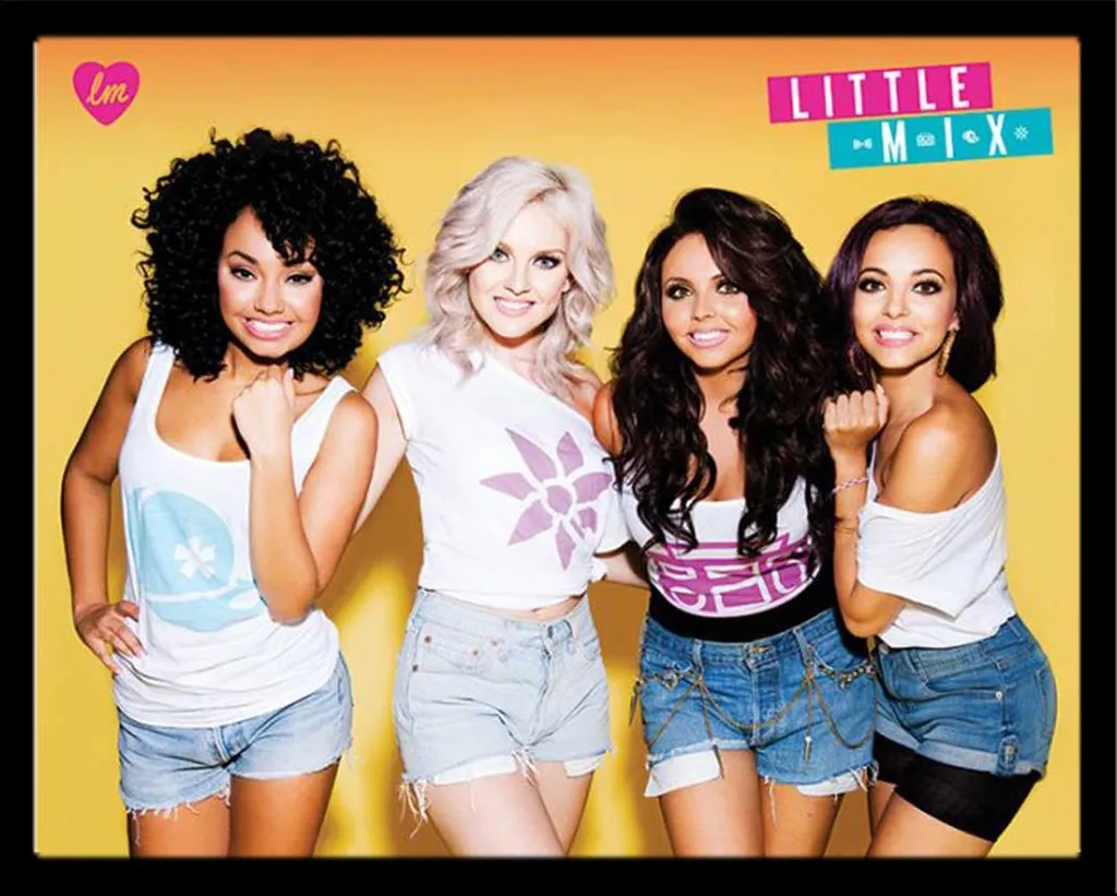 Idea Regalo: Poster Little Mix Incorniciato Shinsuke Nero MDF Acrilico