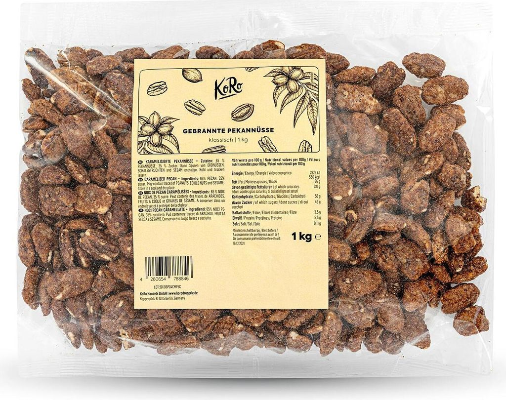KoRo I Gebrannte Pekannüsse 1 kg Produktbild 