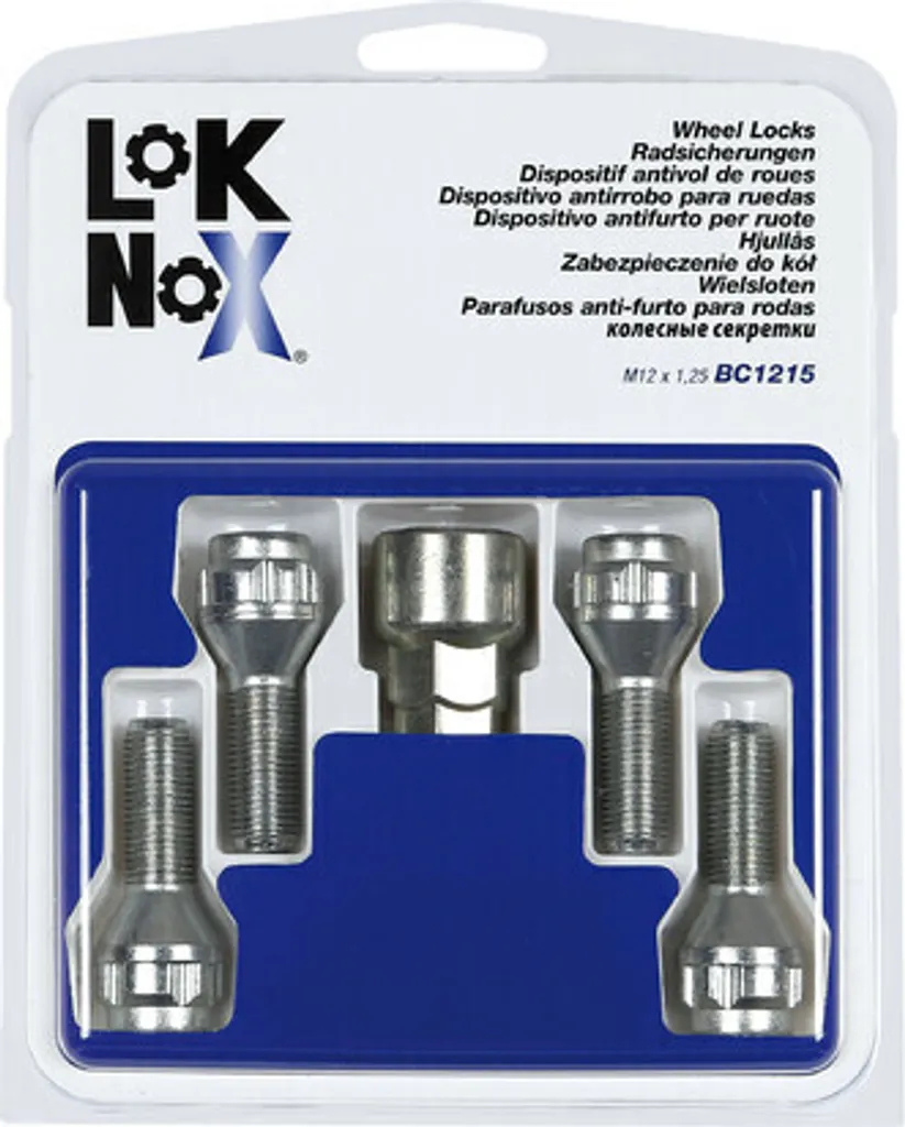 Vis de roue coniques pour jantes alu Lok Nox A030 A060 pack de 4 pièces