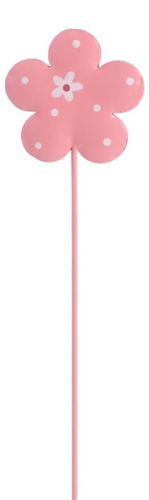 TrendLine Gartenstecker Blume Frühling Metall Ø 8 x 35 cm Produktbild 