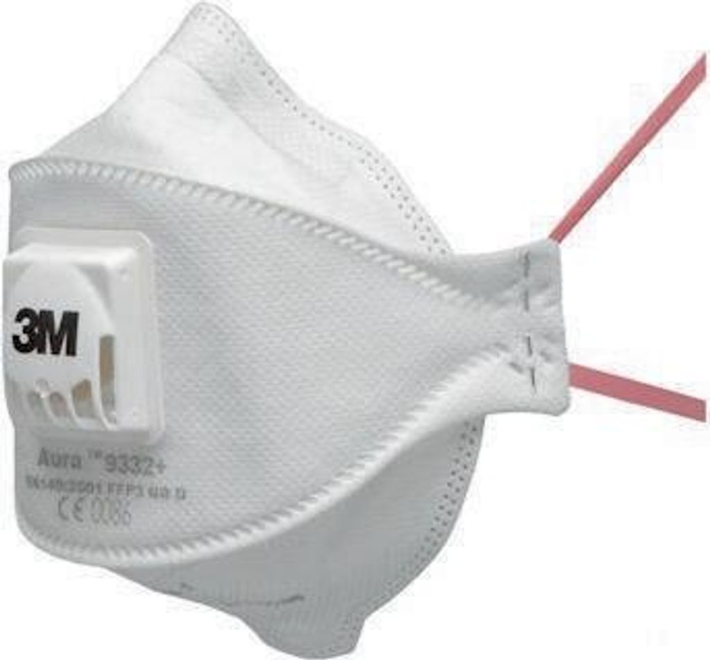 Atemschutzmaske 9332+ FFP3/V NRD m.Ausat FFP3 / V NRD Produktbild 