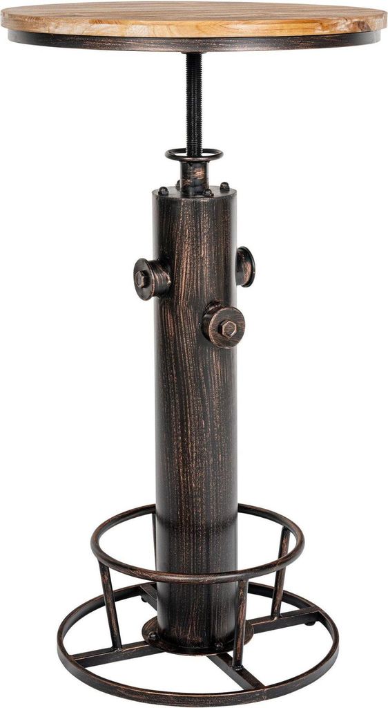 Industrieller Stehtisch – Einzigartiges Design – Höhenverstellbar