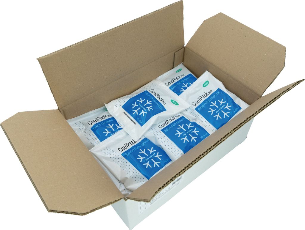 WERO CoolPack Midi Sofort-Kältekompresse, 14 x 18 cm, 25 Stk/Pkg