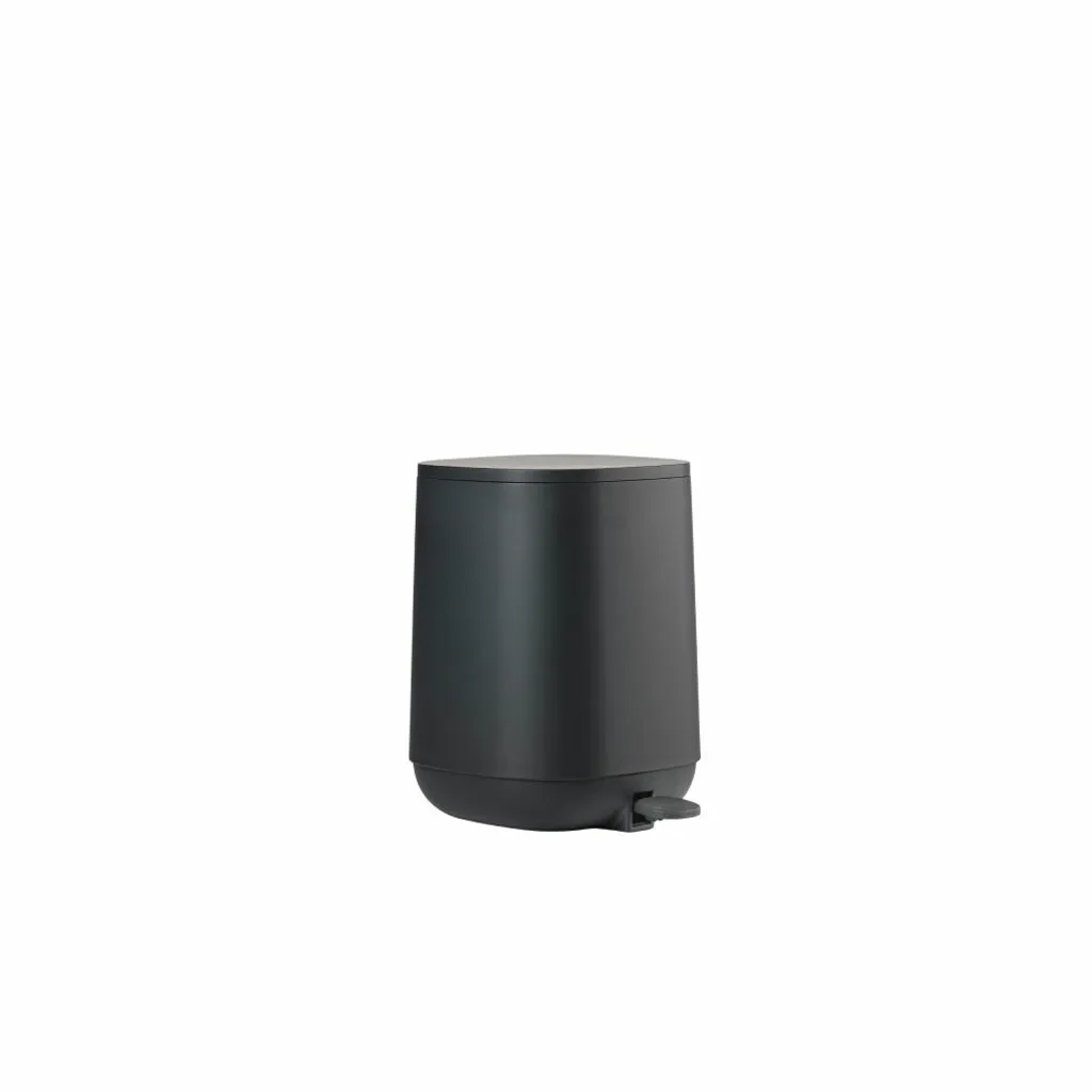 Poubelle de salle de bain design 3L noire - Zone Time pour petits espaces