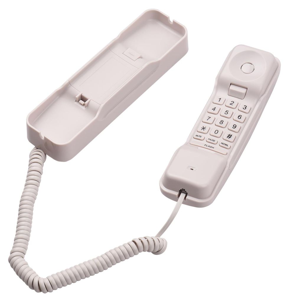 Telefon stacjonarny z kablem - montaż na ścianie i biurku, Zdjęcie produktu 