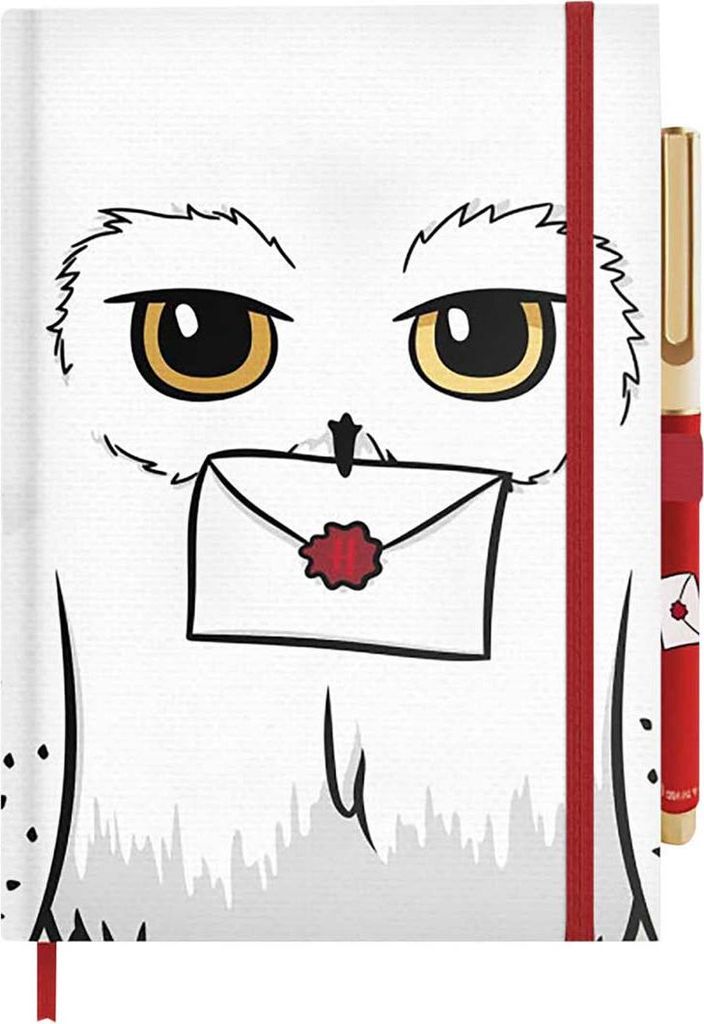 Harry Potter Hedwig A5 Premium Notizbuch + Stift