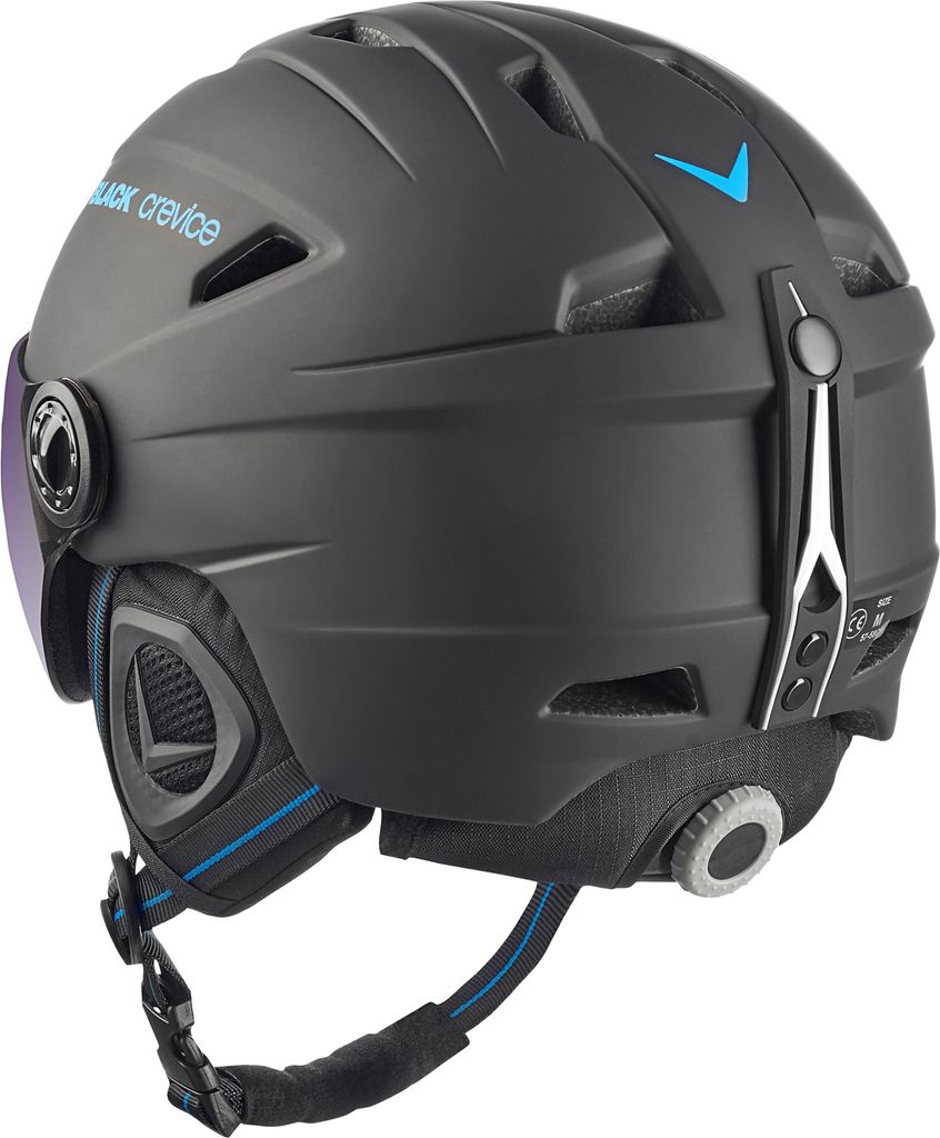 BLACK CREVICE Casco Da Bicicletta Per Adulti I Casco Per Bici In Diversi Colori I Casco Uomo & Donna I Casco MTB I Casco Da Bici Traspirante I Misura Regolabile (M/L (58-61 - 7