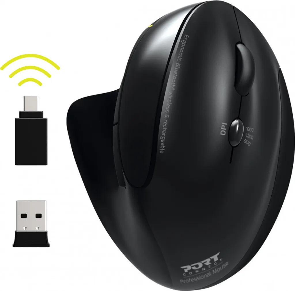 Souris Sans Fil Bluetooth Ergonomique et Rechargeable Design Droitier