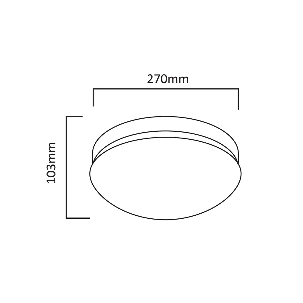 Plafonnier avec capteur micro-ondes et diffuseur PMMA Maclean MCE309 - 8