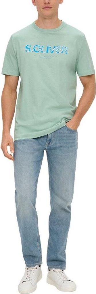 S. Oliver T-Shirt BLUE GREEN L