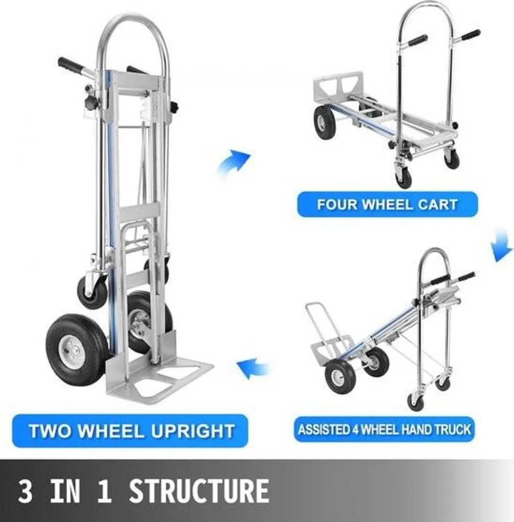 Solution anti-mal de dos : Chariot de course pliable aluminium léger