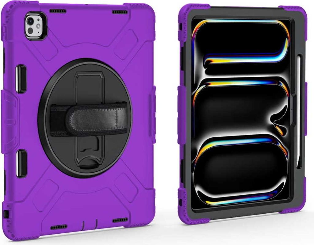 Tasche für iPad Mini 6 8.3" mit Ständer und Stylus-Halterung Lila