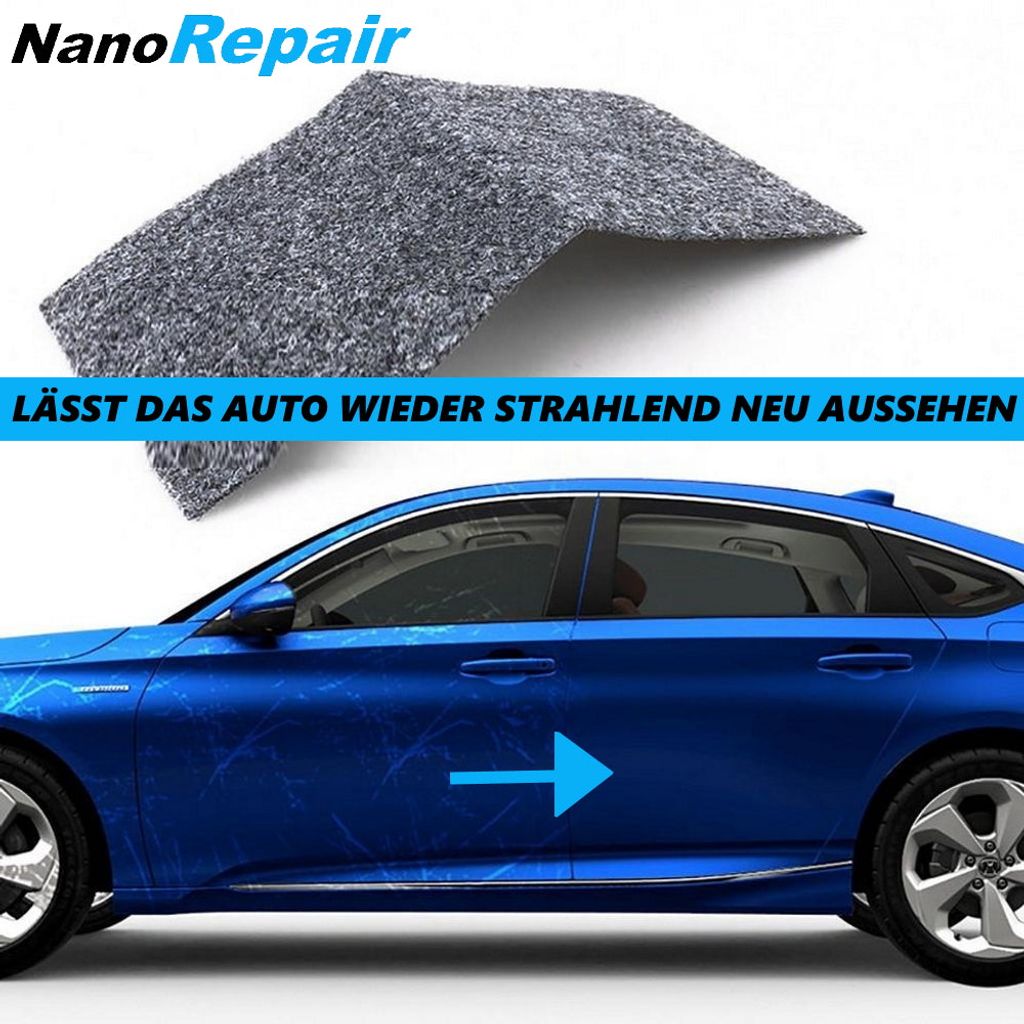4 Packungen Nano Sparkle Tuch, Auto Kratzer Entferner Nano Magic Tuch,  Einfach zu polieren Oberfläche-t