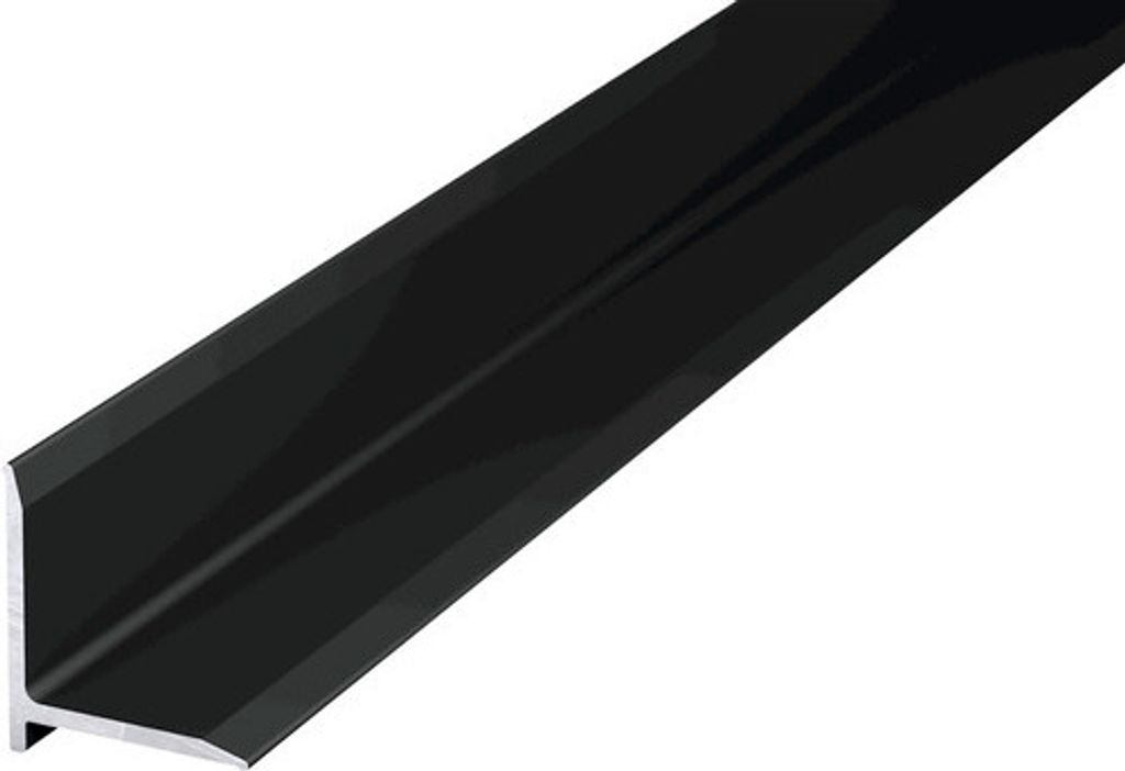 SKANDOR Abschlussprofil Aluminium Schwarz lackiert Produktbild 