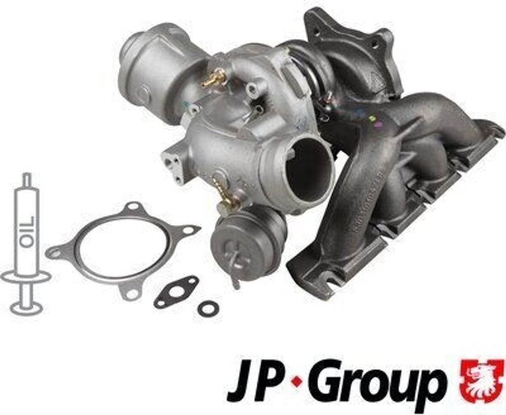 JP GROUP 1117402800 - OE 06D145701B Turbolader für A4 (8E), A6 (4F), A4 (8H), Exeo (3R)