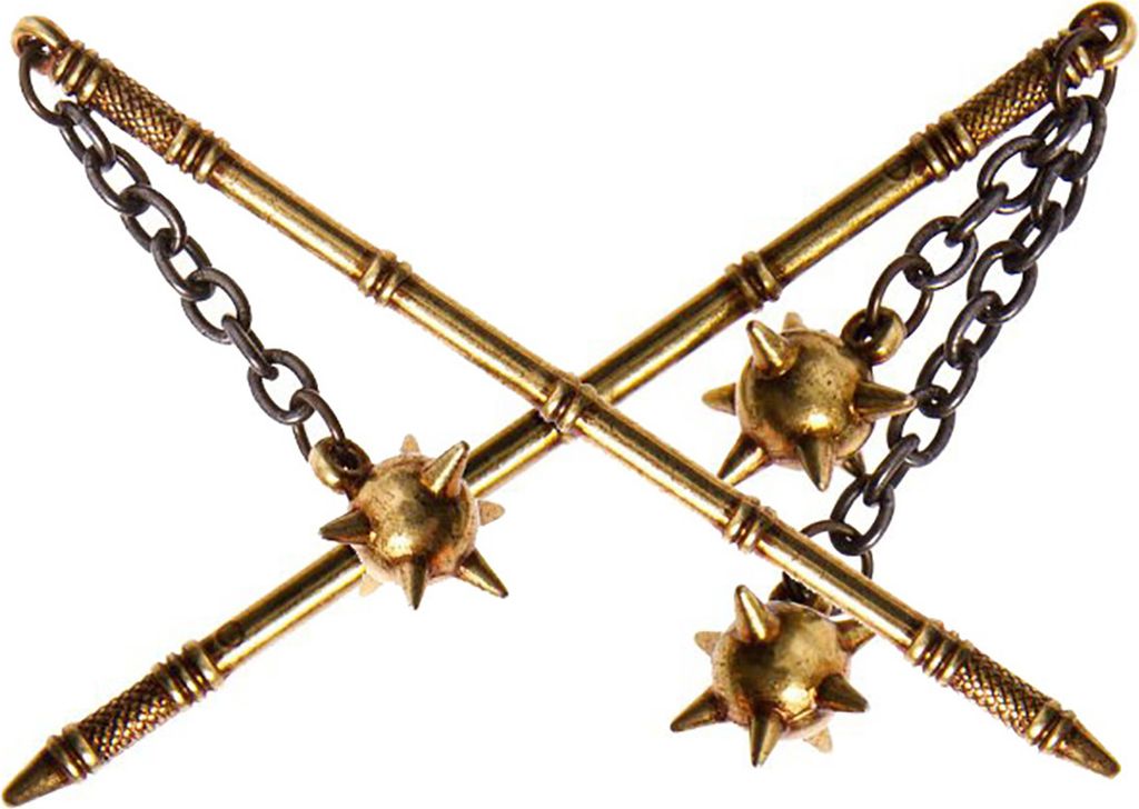 Goldenes 2er Set Miniatur Morgensterne