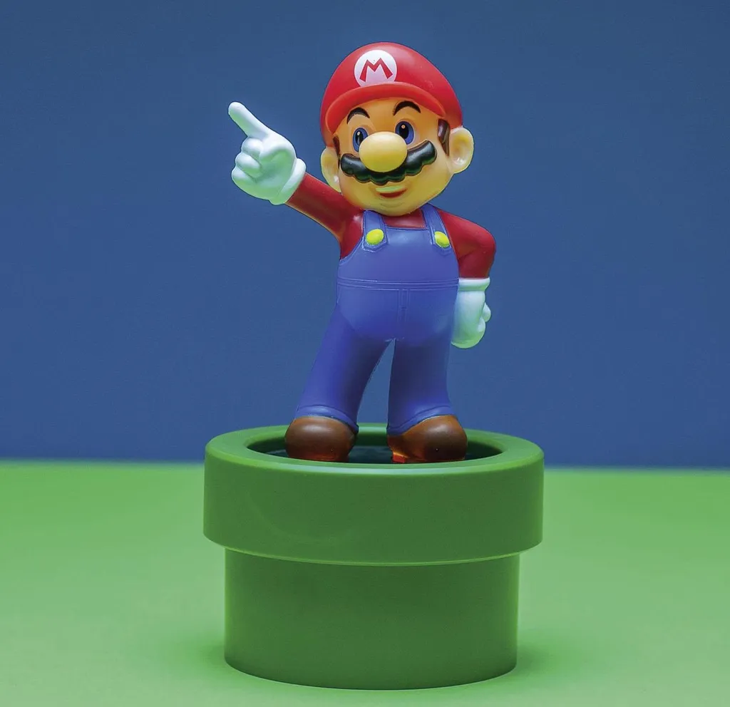 Veilleuse Super Mario 20 cm - Lampe décorative pour chambre d'enfant