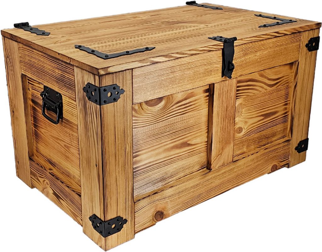 CREATIVE COOPER dřevěná truhla, truhla na poklady, úložný Obrázek produktu 
