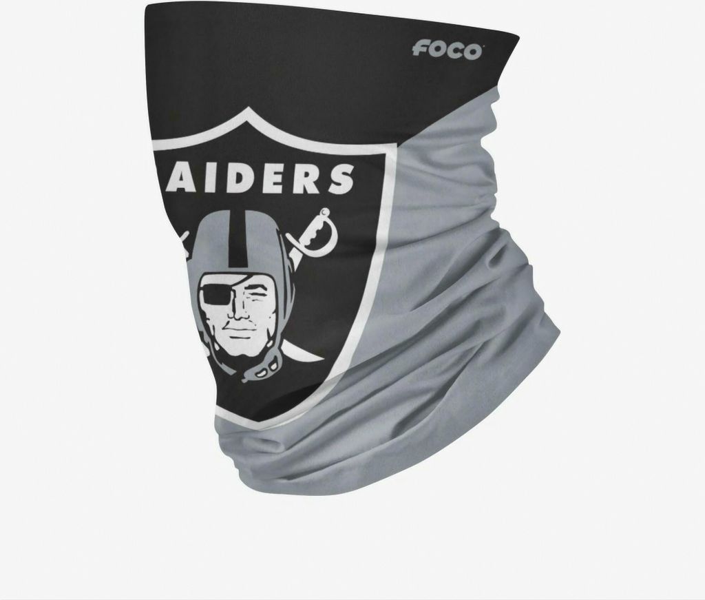 FOCO NFL Halstuch Gaiter Big Logo Schal - Las Vegas Raiders