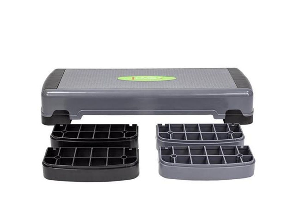 As005 Grau/Schwarz Aerobics Step Hms Produktbild 