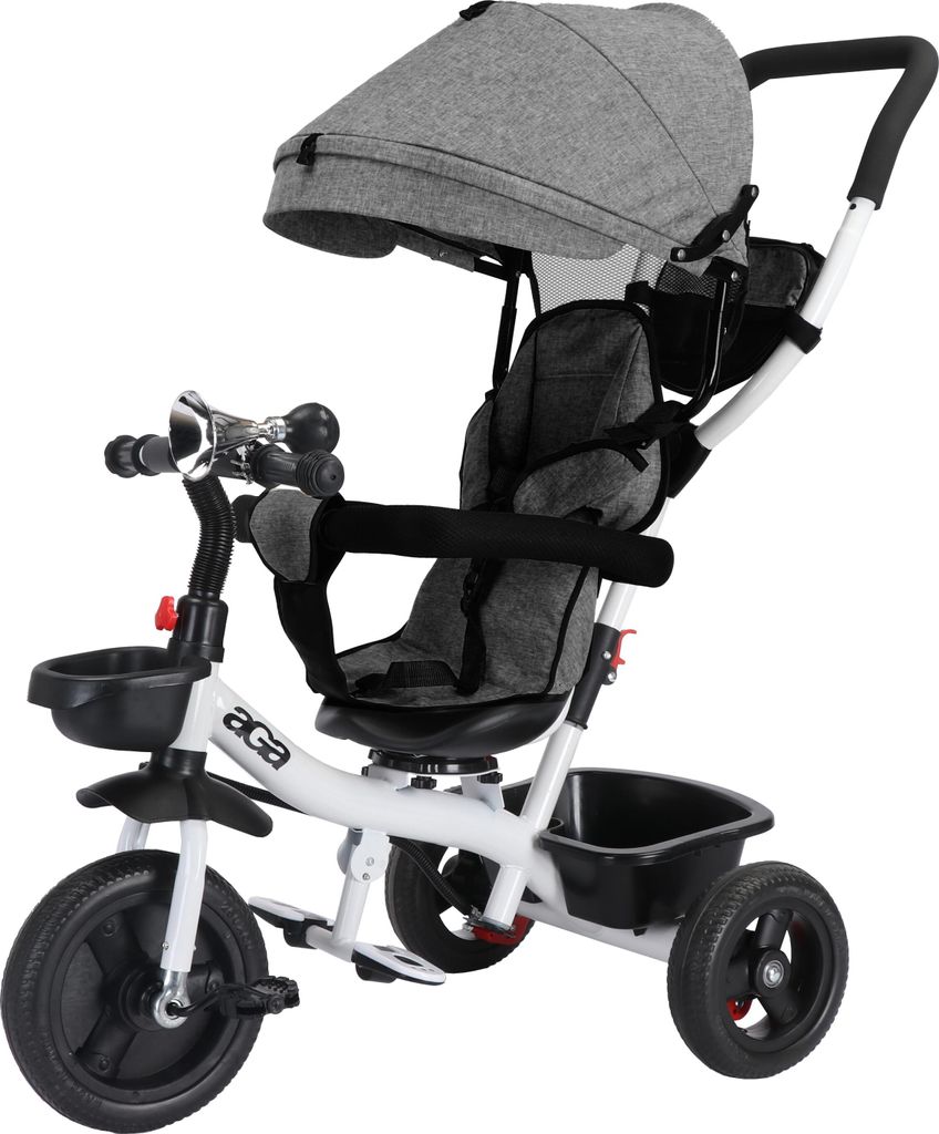 Aga Aga Kinderdreirad mit schubstange MR1469 Grau