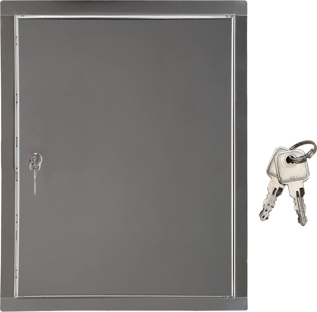 KOTARBAU® Prístupový panel 25x40cm s kľúčom Strieborná Obrázok produktu 