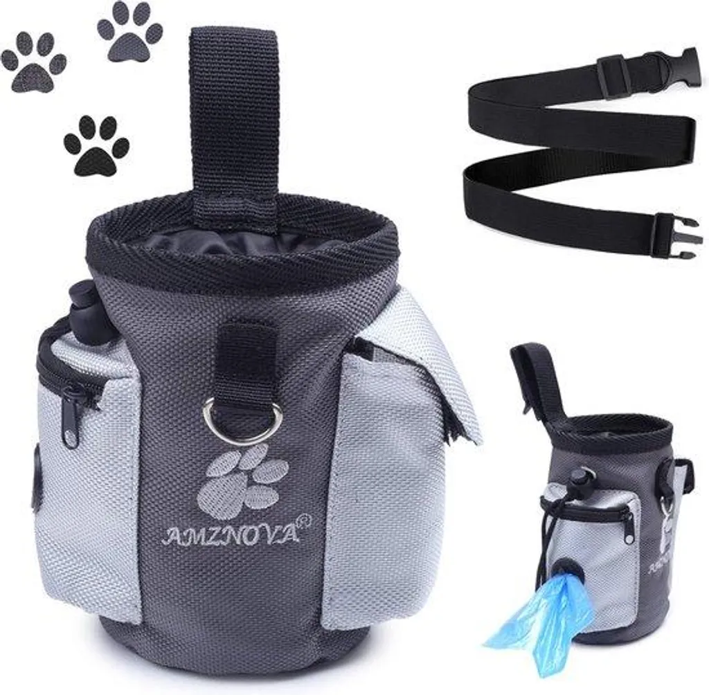 Sac de transport gris pour chien idéal randonnée et balades en montagne