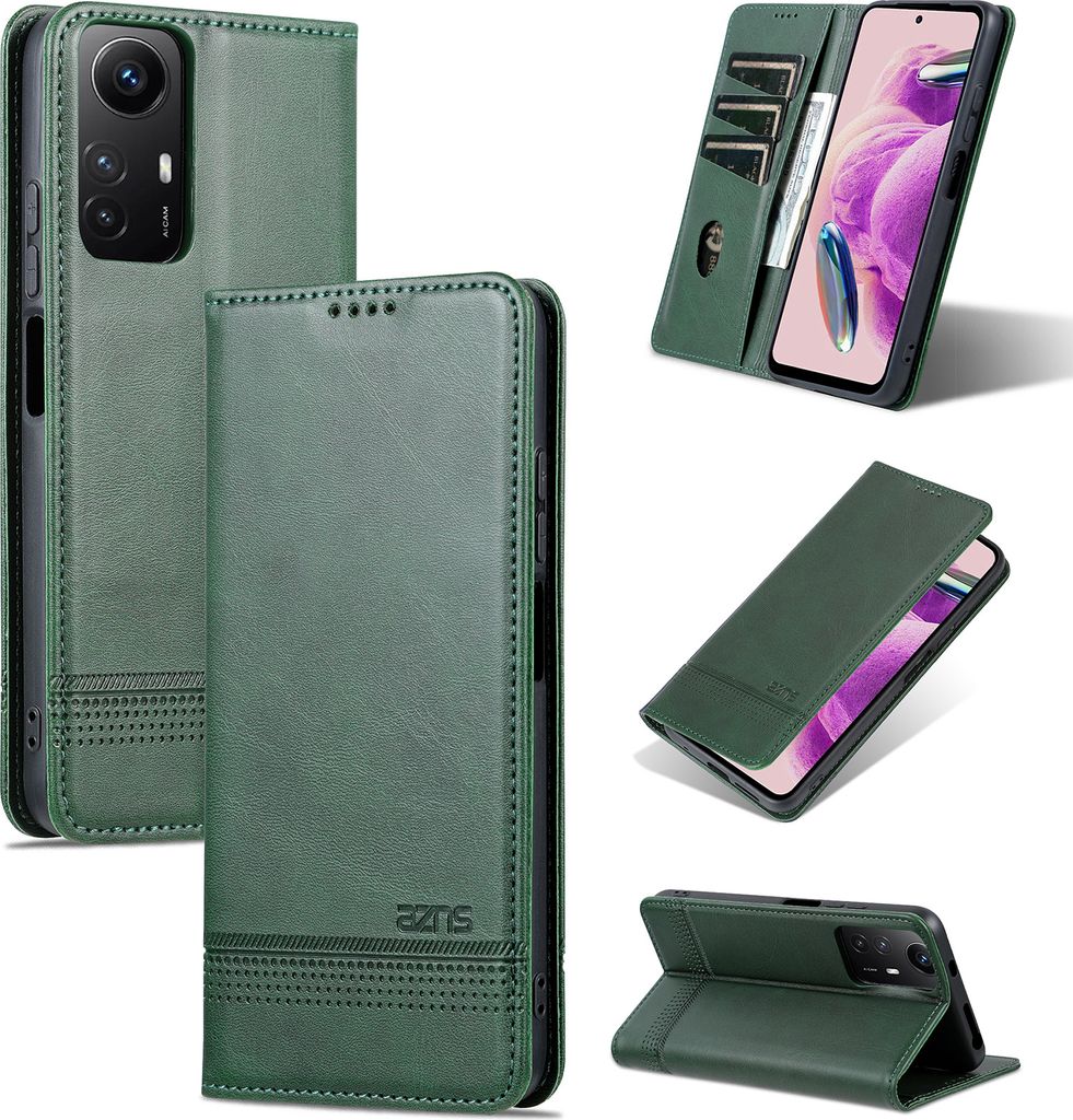 Leder Hülle für Xiaomi Redmi Note 12S, Klapphüllen Produktbild 