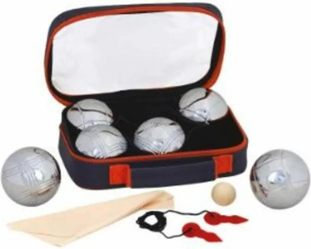 Pétanque de loisir en acier chromé - Idéal pour vacances et jardins