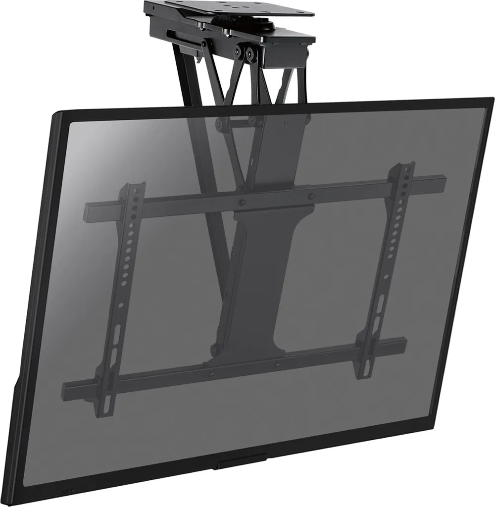 Support TV plafond télécommandé pour optimiser l'espace salon et chambre
