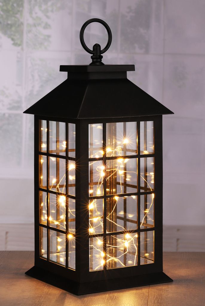 2.02 LED Lanterne 30 LED blanc chaud - env. 14 x 14 x 30,5 Image du produit 