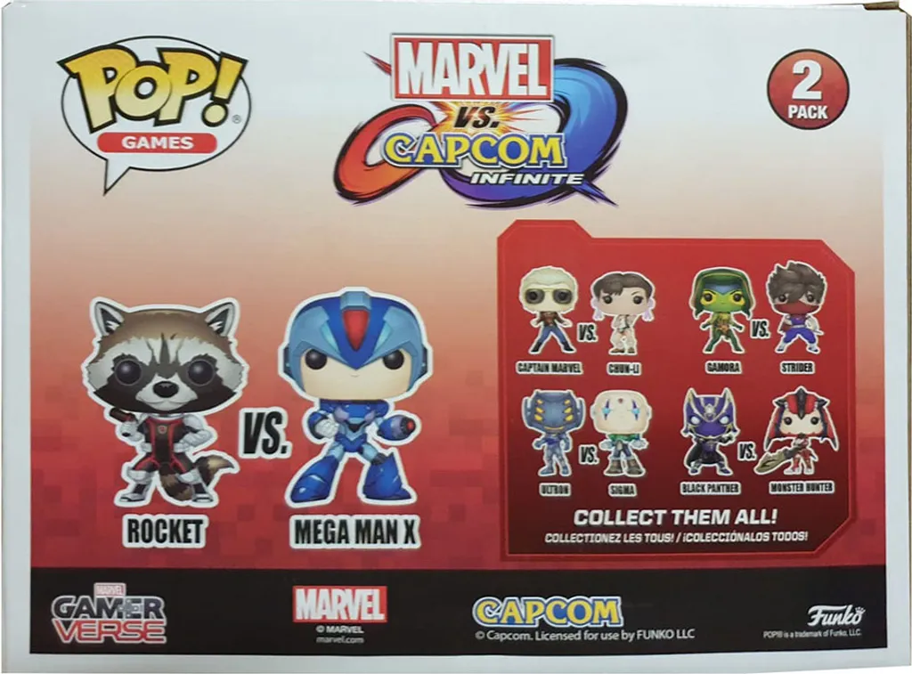 Funko Pop Rocket vs Mega Man X statuette double pack vinyle - 2