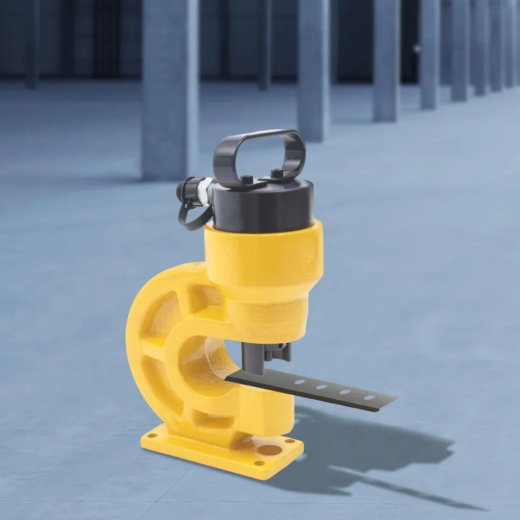 Poinçonneuse hydraulique 31T 304kN - Outil de poinçonnage barres cuivre - 5