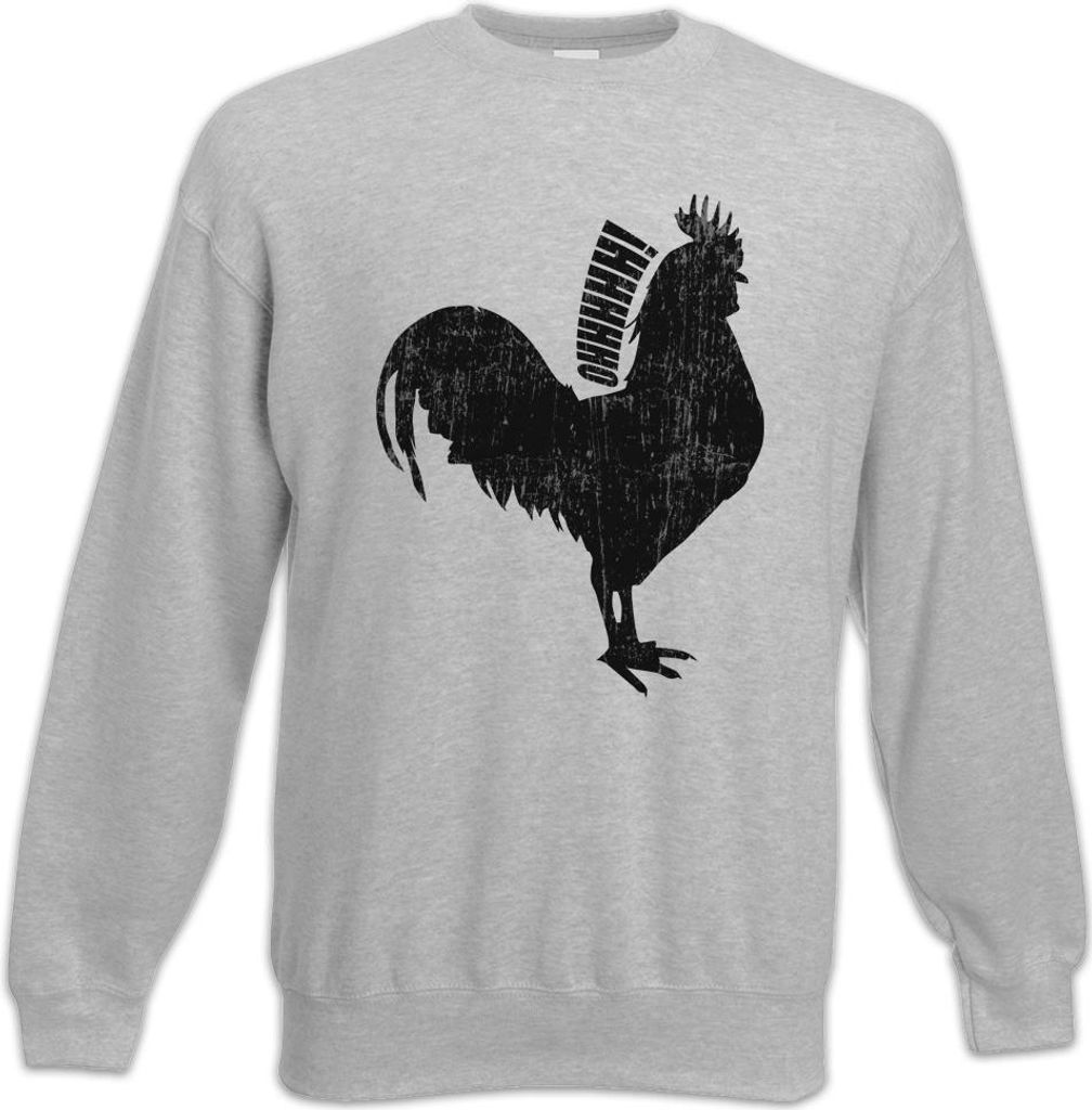 Urban Backwoods Oh Cock, Sweatshirt, Farbe: Hellgrau, Größe: 3XL