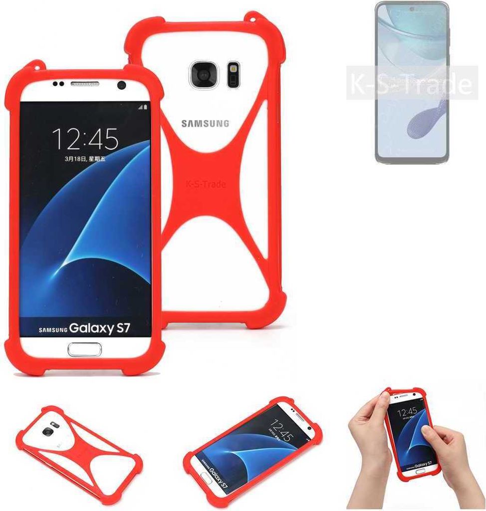 K-S-Trade Handy-Hülle kompatibel mit Motorola Moto G53 5G Schutz-Hülle Bumper Silikon Schutz Hülle Cover Case Silikoncase Silikonbumper TPU
