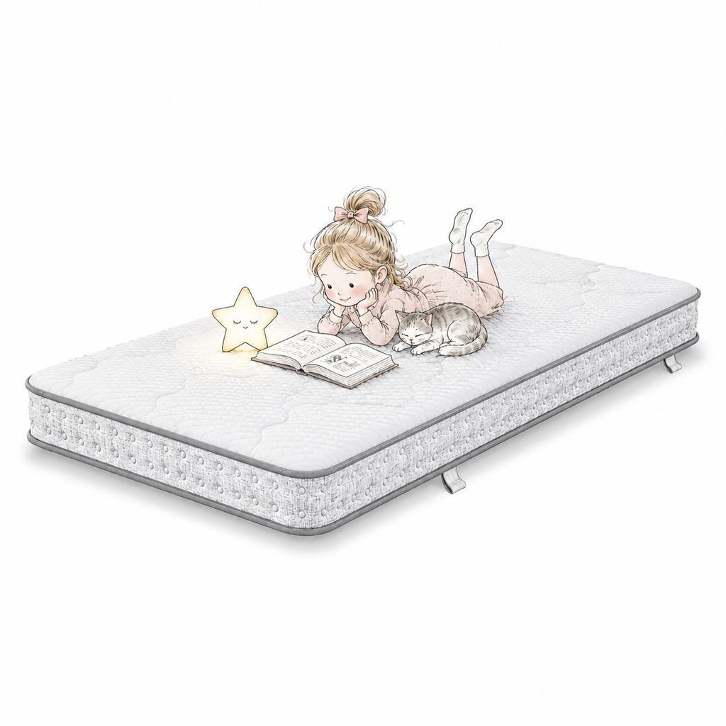 Flieks kalm schuimmatras, opklapbaar, 90x200 cm, 7-zone Productafbeelding 