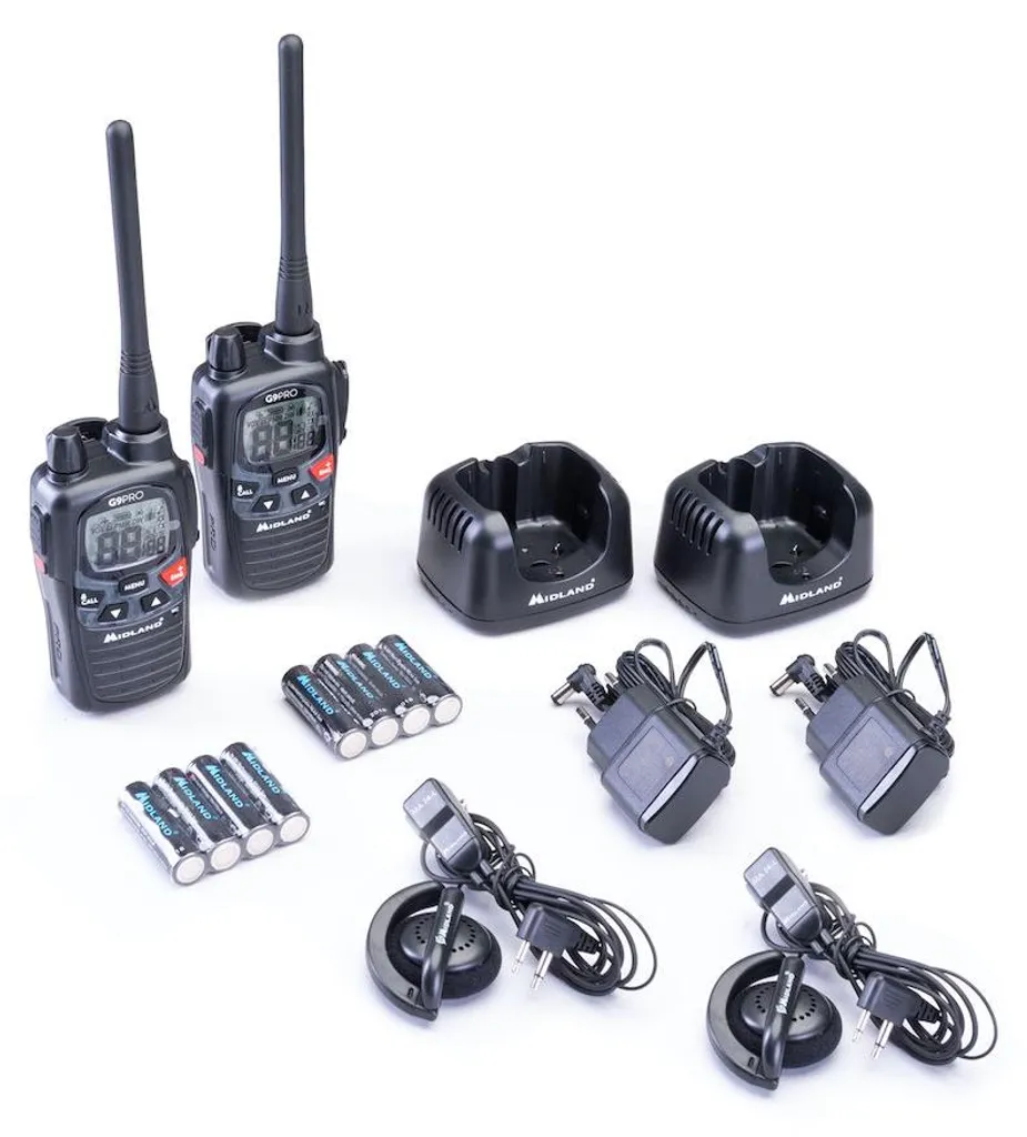 Midland G9 Pro Work Edition : talkie robuste avec chargeur double